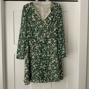 Tory Burch mini long sleeve dress, size 8